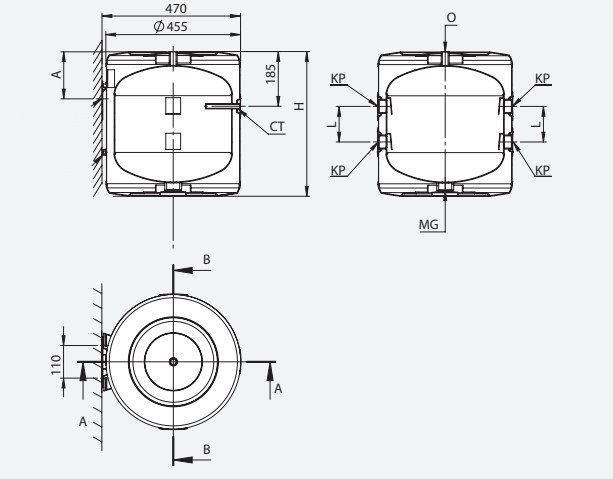 Akumulačná nádoba BWB 140