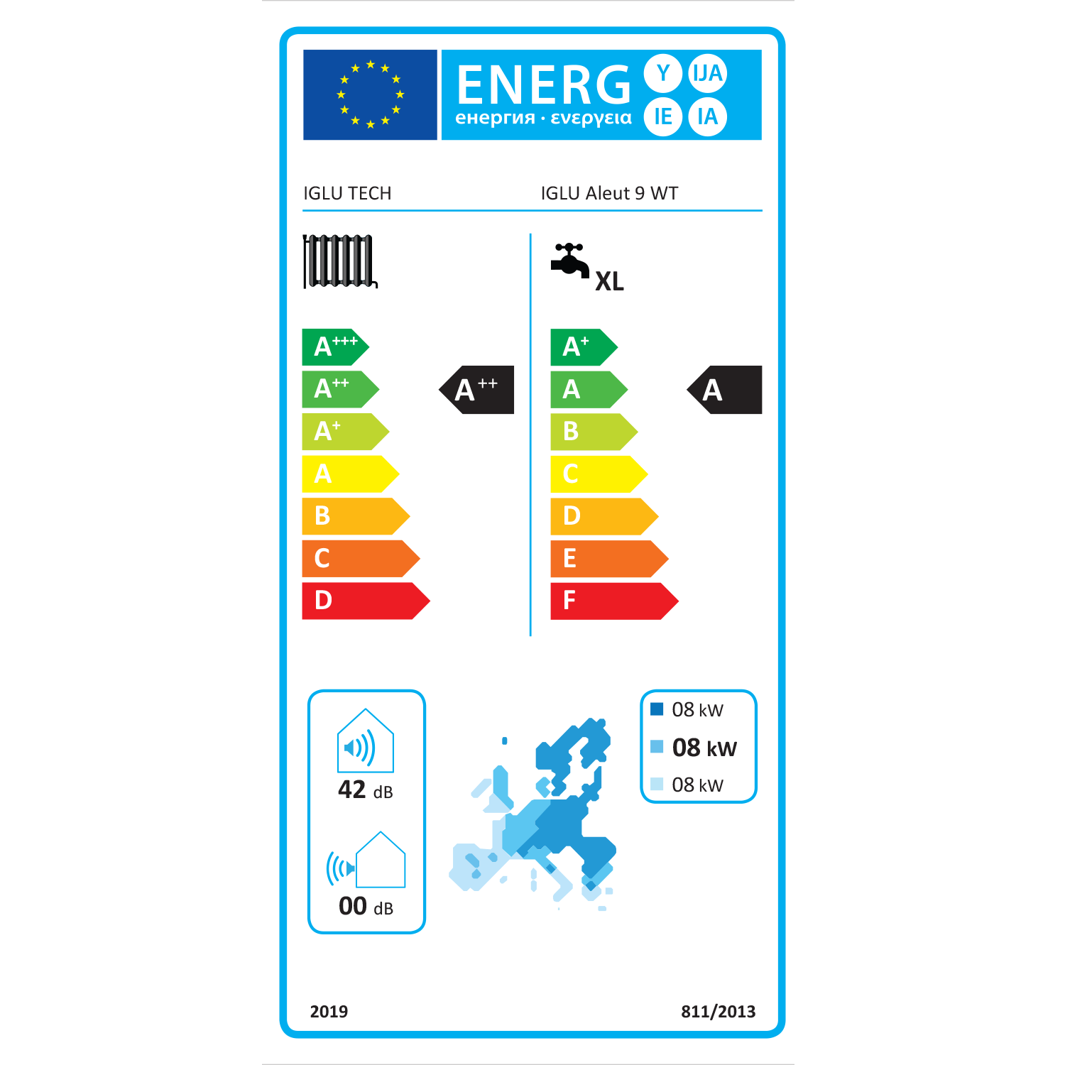 IGLU ® Aleut 9 WT zásobník TUV 200L  SCOP 5,72