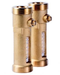 Mosadzný prietokový regulátor Setter Inline 3/4 “x 3/4”